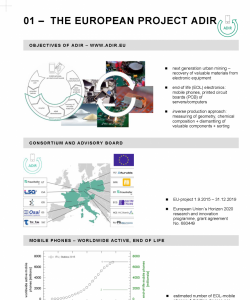 01 – THE EUROPEAN PROJECT ADIR