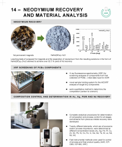 14 – NEODYMIUM RECOVERY AND MATERIAL ANALYSIS